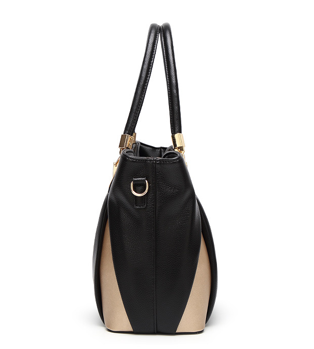 Two Toned Leather Handbag