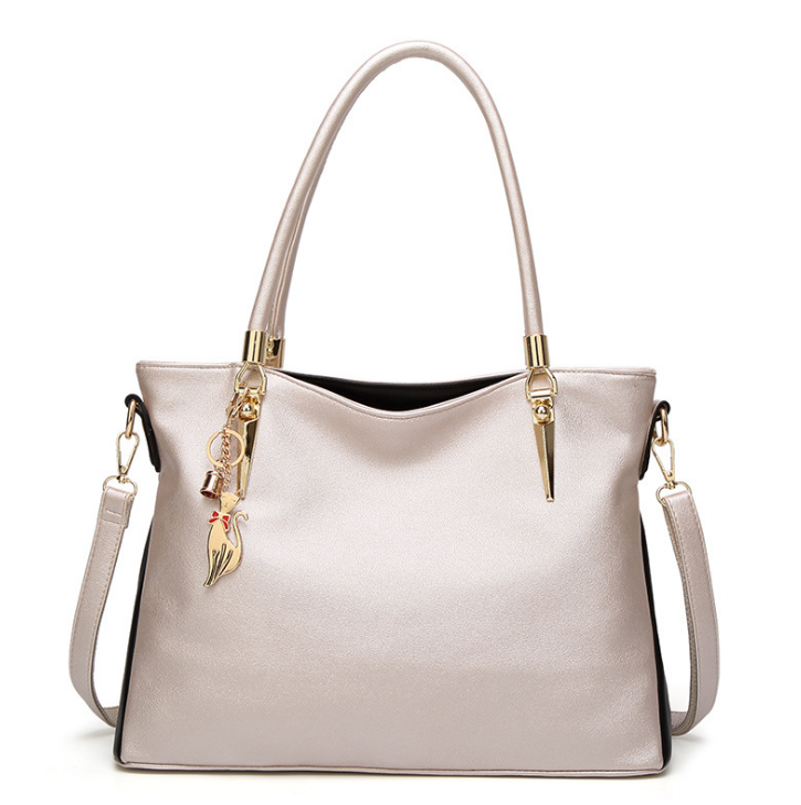 Luxe Soft Leather Tote Handbag