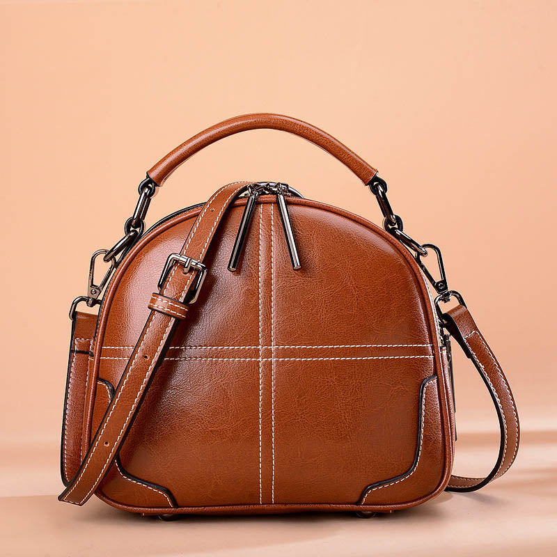 Retro Genuine Leather Doctor Style Bag