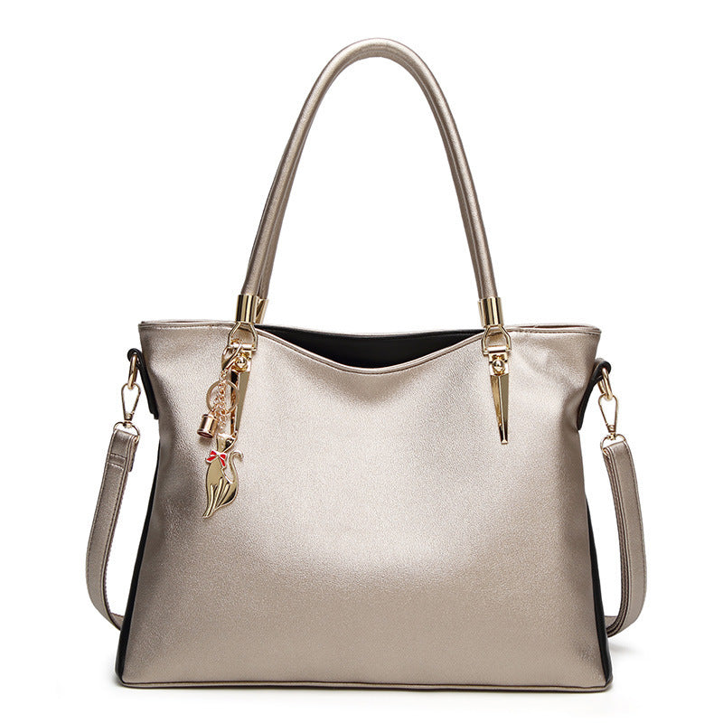 Luxe Soft Leather Tote Handbag