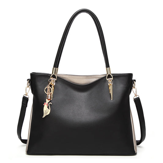 Luxe Soft Leather Tote Handbag