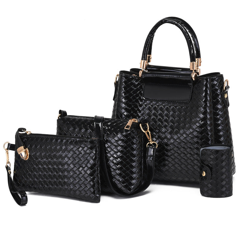 Leather Four-piece Tote Set