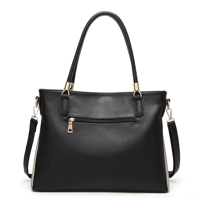 Luxe Soft Leather Tote Handbag