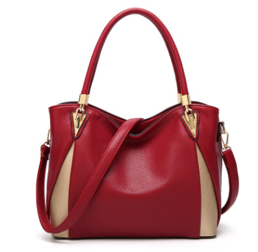 Two Toned Leather Handbag