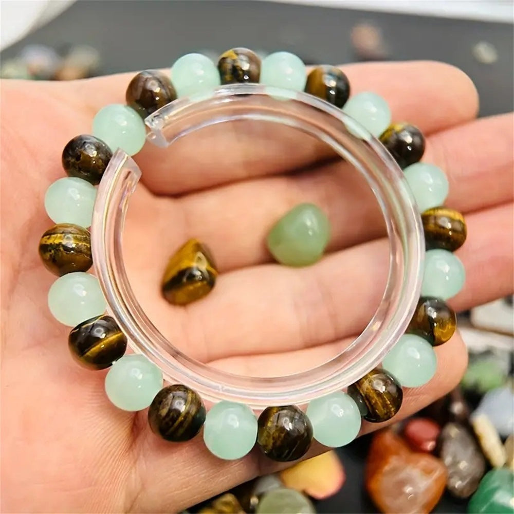 Tigereye Green Aventurine Natural Bracelet