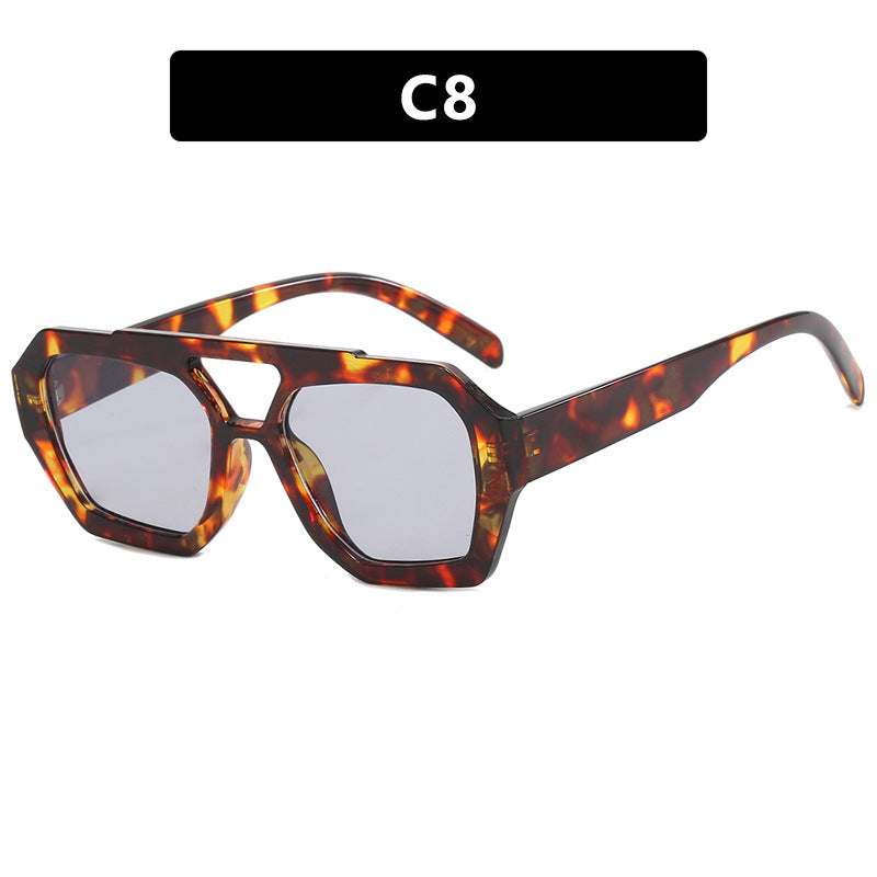 Big Frame Leopard Sunglasses Glasses