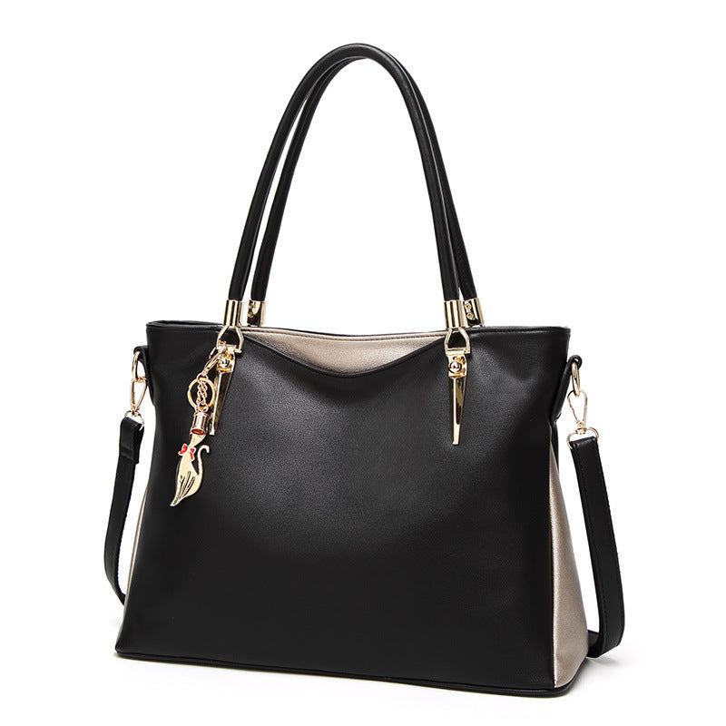 Luxe Soft Leather Tote Handbag