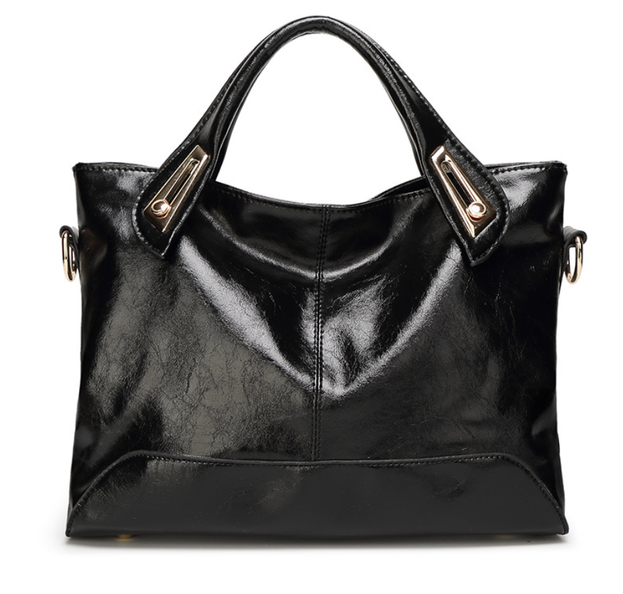 Leather Overnight, Travel or Business Casual Tote Bag