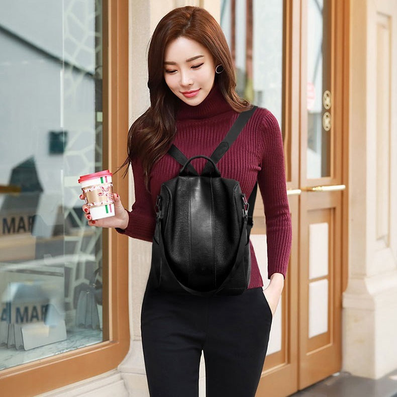 Petite Leather Backpack