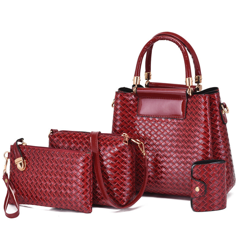 Leather Four-piece Tote Set