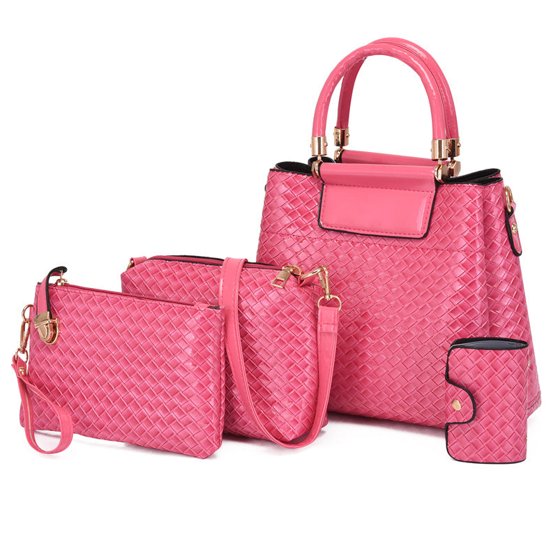 Leather Four-piece Tote Set