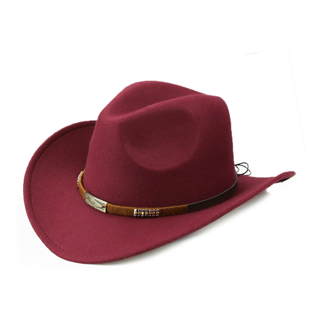 Wool Cowboy (Cowgirl) Hat - Multiple Colors