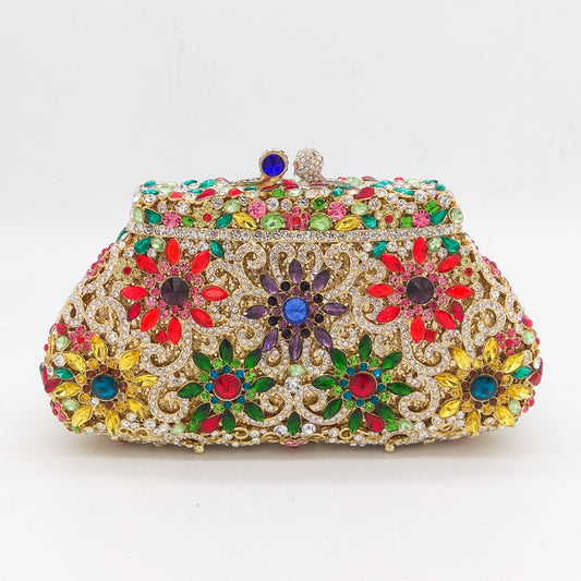 Vintage Rhinestone Dinner Bag Clutch