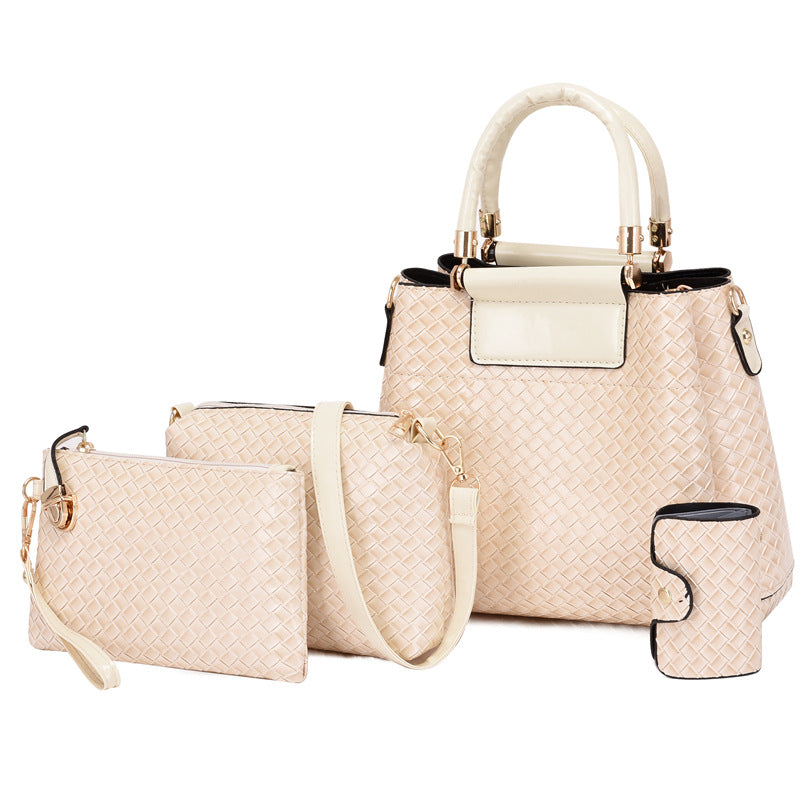 Leather Four-piece Tote Set