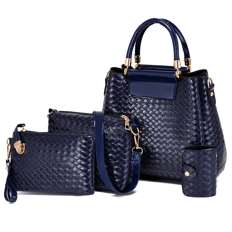 Leather Four-piece Tote Set